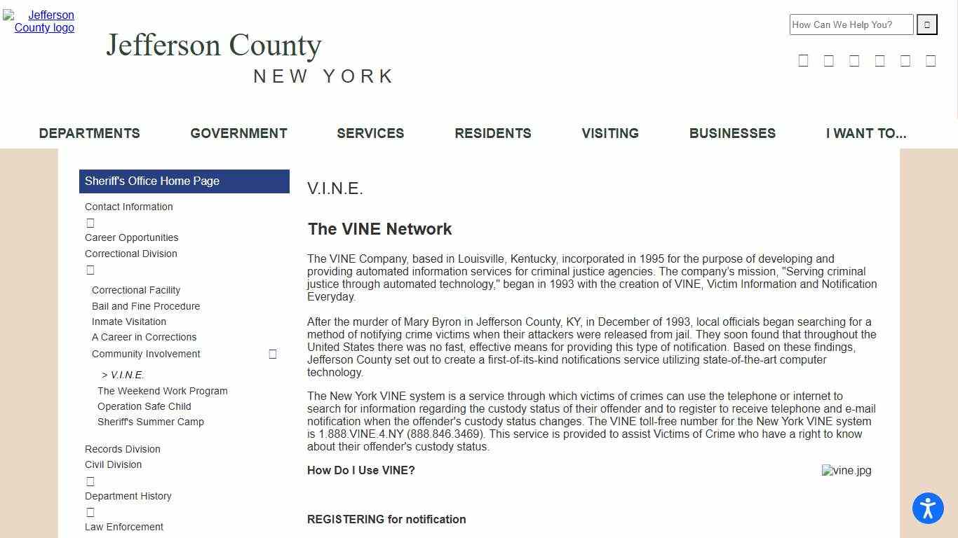 Welcome to Jefferson County, New York - V.I.N.E.